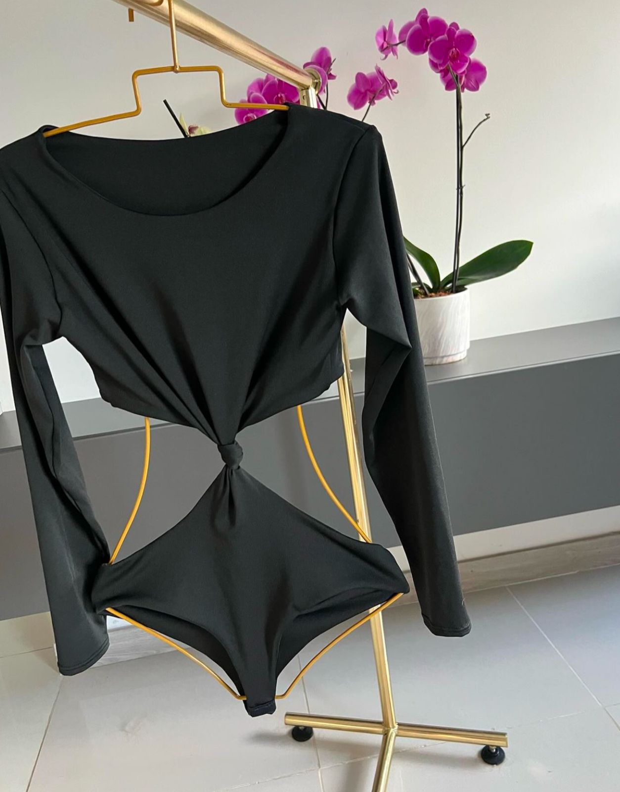 Body jazmín manga larga