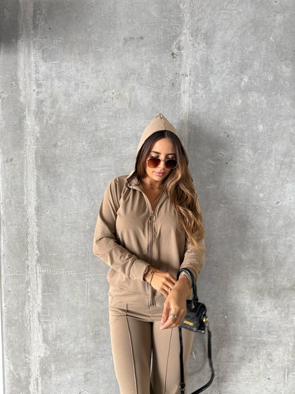 Set buso con capucha y zipper (talla única) funciona para talla S/M/L