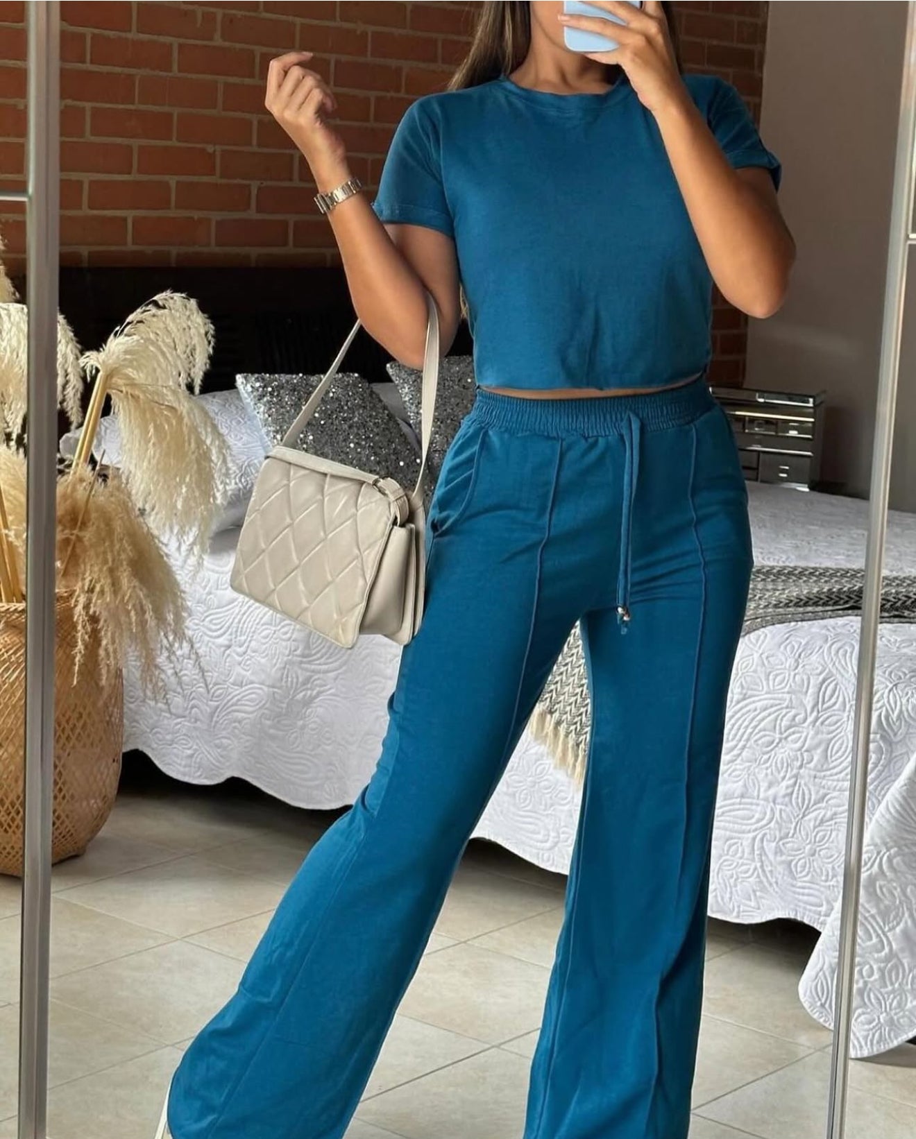 Set manga corta 🔹 100% algodón TELLA UNICA perfecto para S-M-L