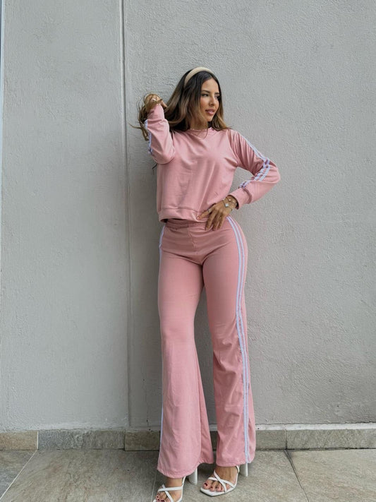 Set buso de rayas (talla única) funciona para talla S/M/L