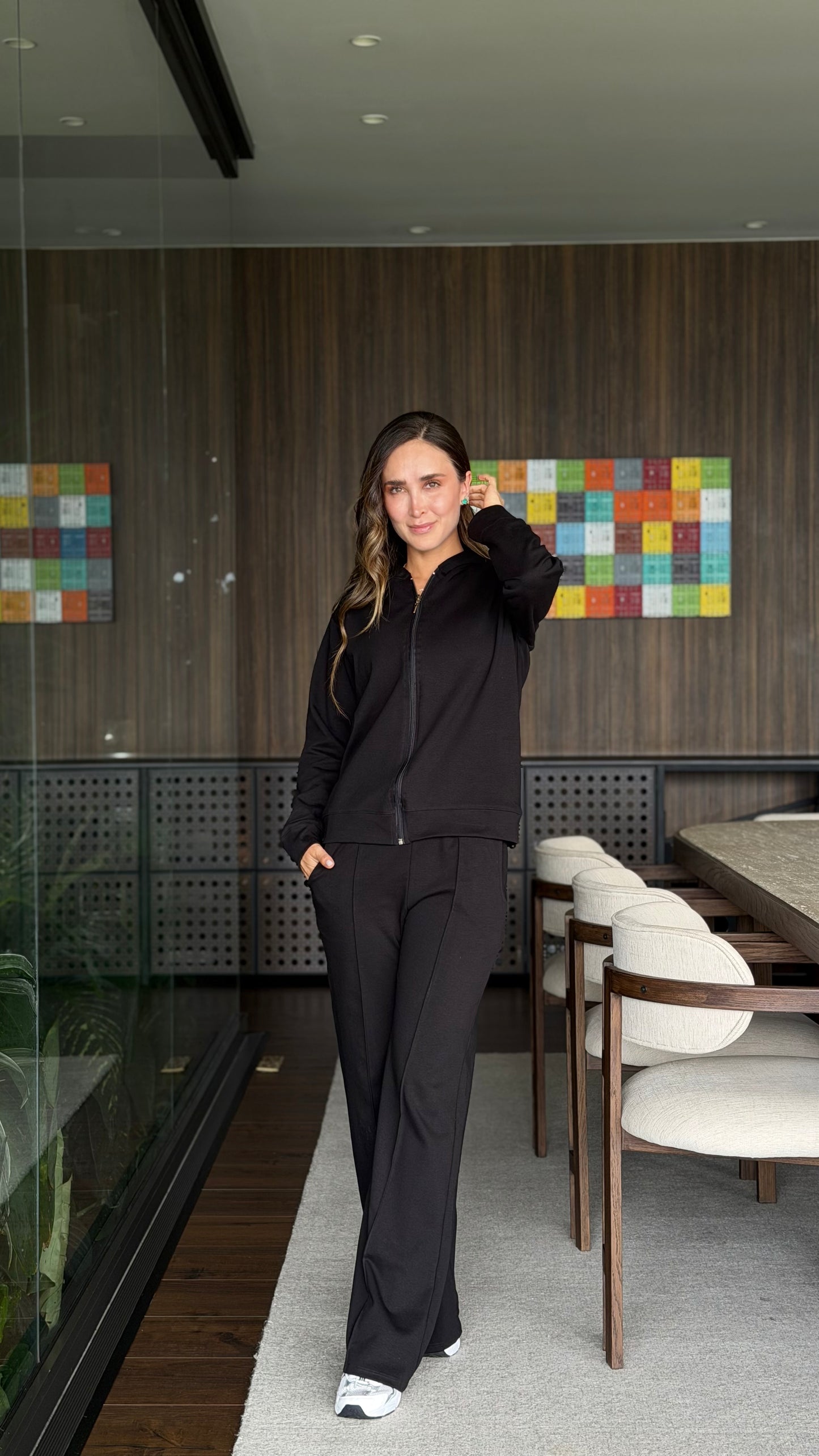 Set Zipper con capucha▪️Elaborado en Tela Qatar! Talla única perfecto para S-M-L