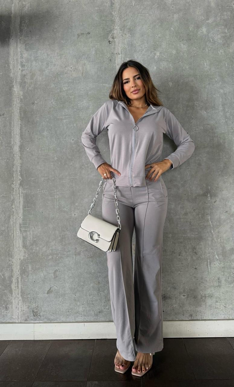 Set buso con capucha y zipper (talla única) funciona para talla S/M/L