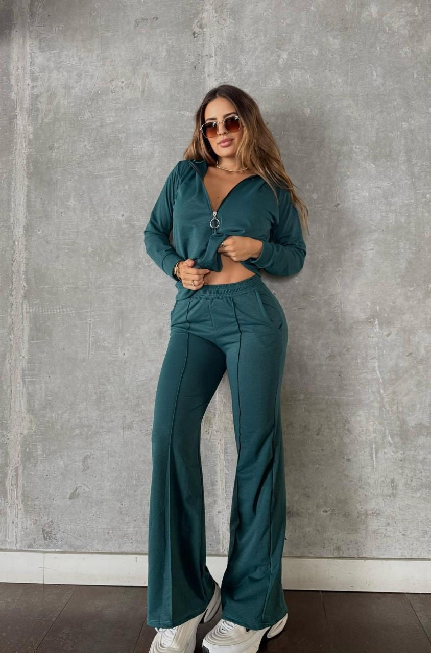 Set buso con capucha y zipper (talla única) funciona para talla S/M/L